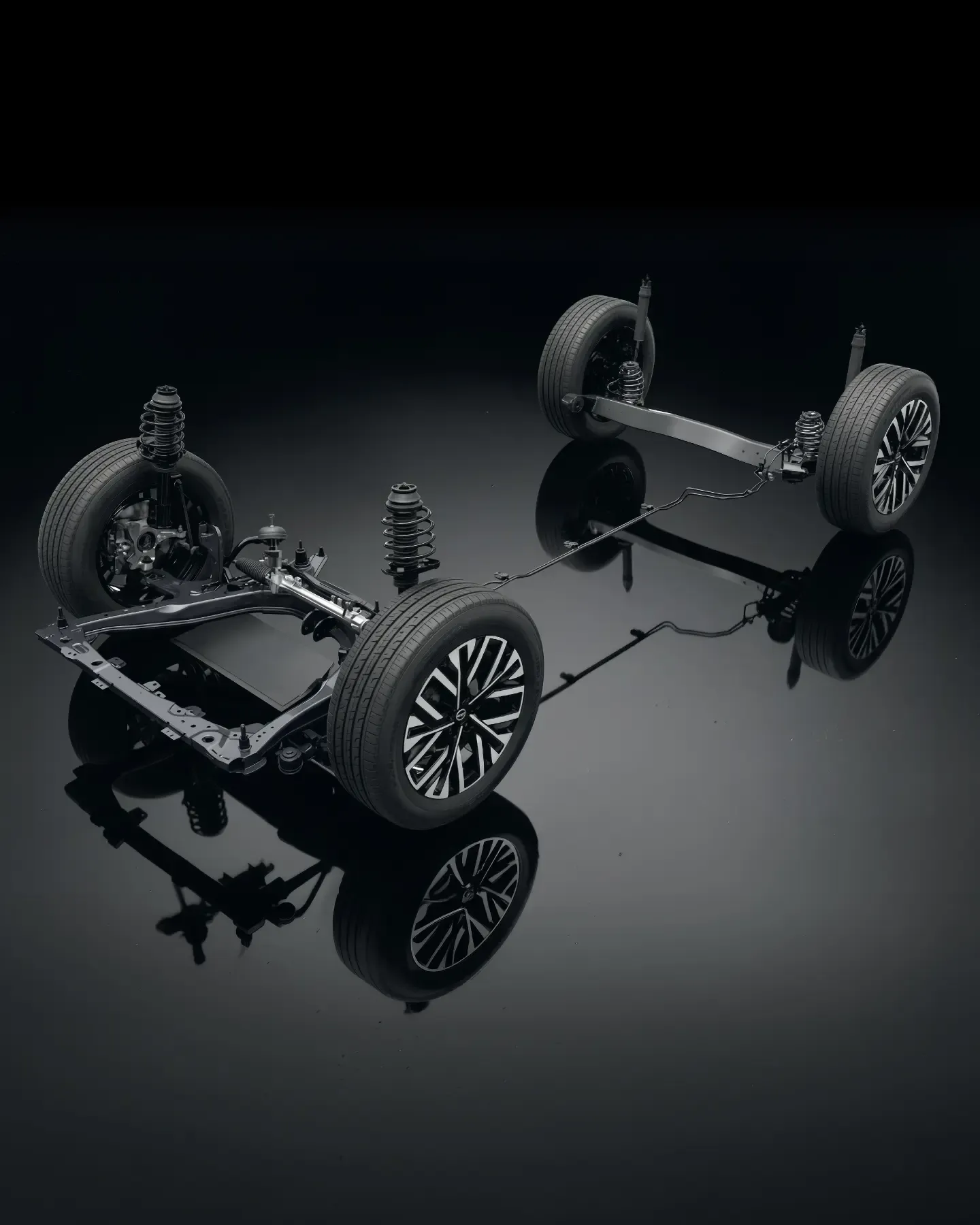 Nissan Tekton chassis and suspension